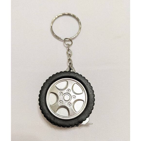READ fun Wheel Measuring measurement Tape keychain keyring key chain ring - Picture 1 of 4